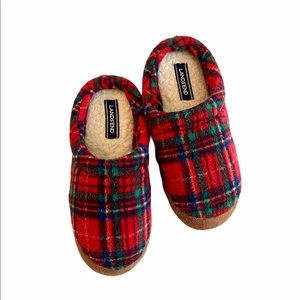 Lands'End Flannel Slippers